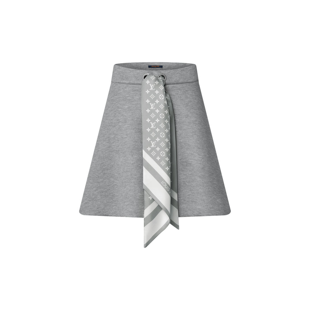 Monogram Scarf Mini Skirt - Women - Ready-to-Wear | LOUIS VUITTON ®